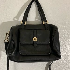 Tory Burch | Authentic Pebbled Leather Bowler Bag
